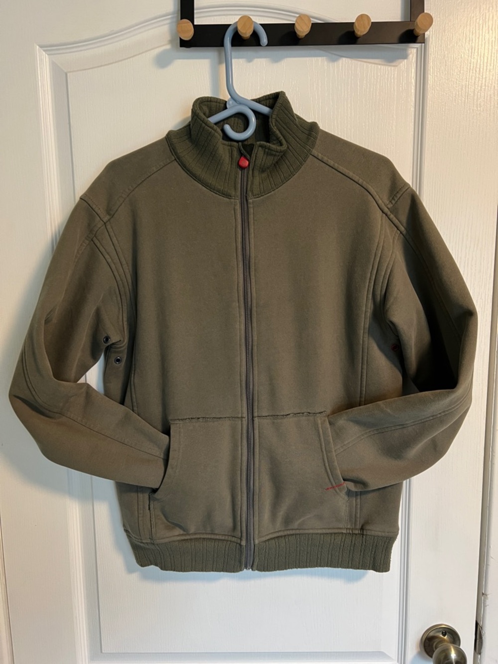 lululemon athletica Olive Green Full-Zip Fleece Jacket